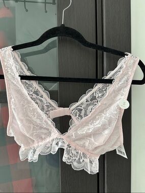 Cotton On Pale Pink Lace Bralette